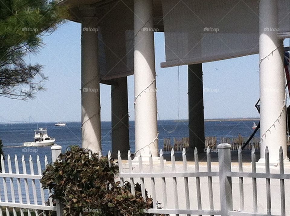 Jersey shore porch water