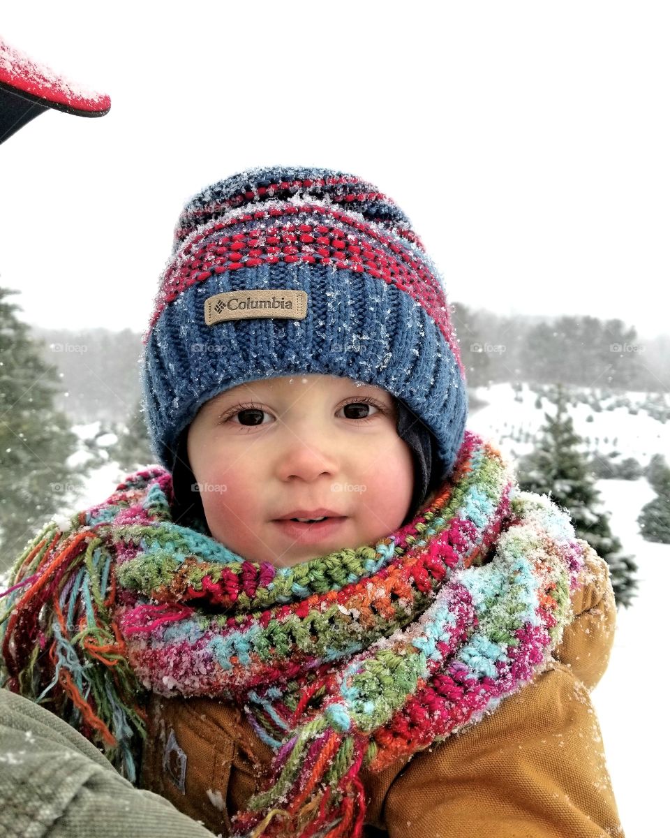 Winter, Scarf, Cold, Child, Wool