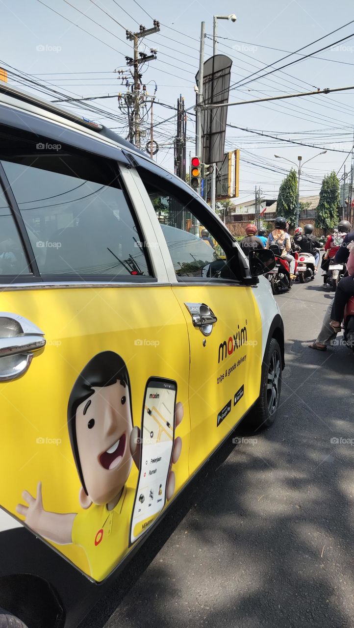 Maxim taxi online in Java