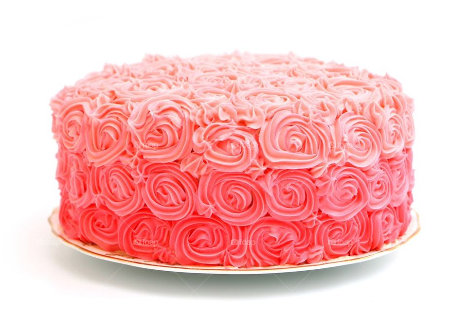 Rose Gradient Cake