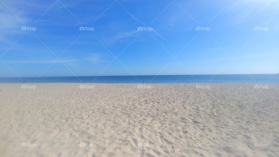 The coast of the ocean