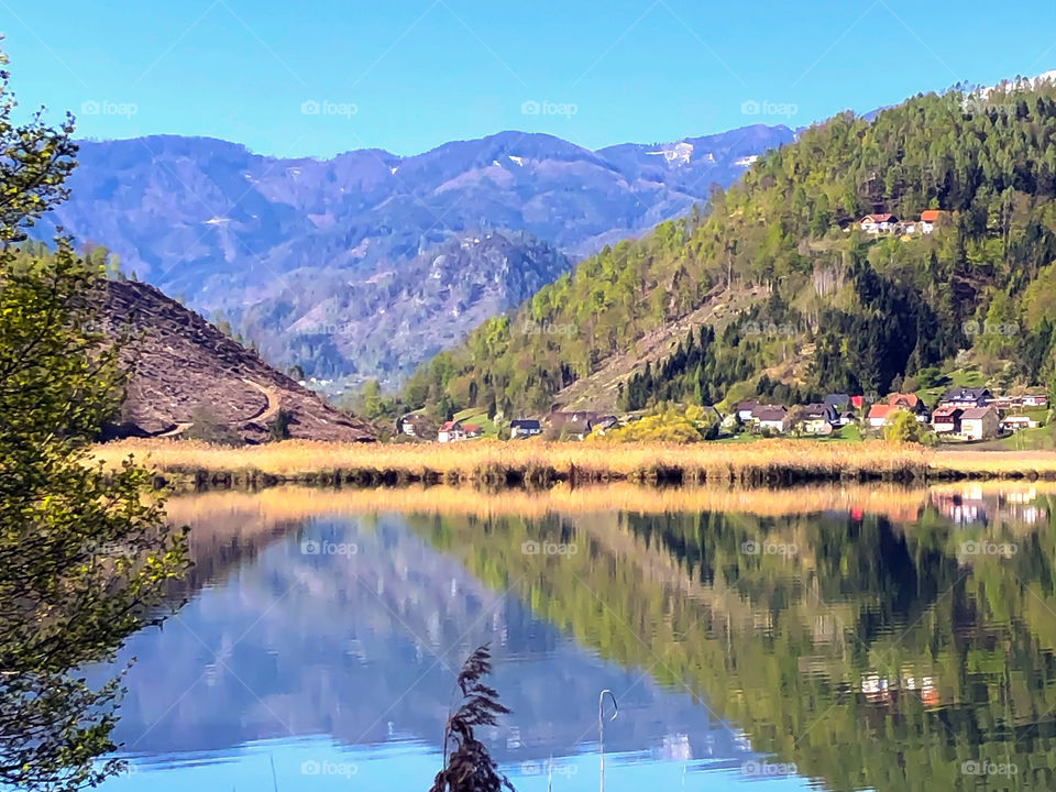 Reflection, Gösselsdorfer Lake