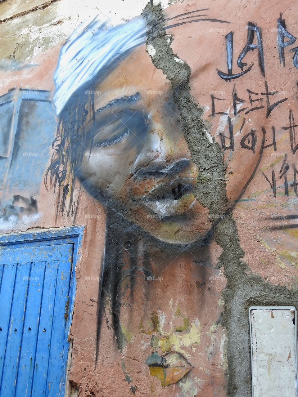 Wallpainting Essaouira
