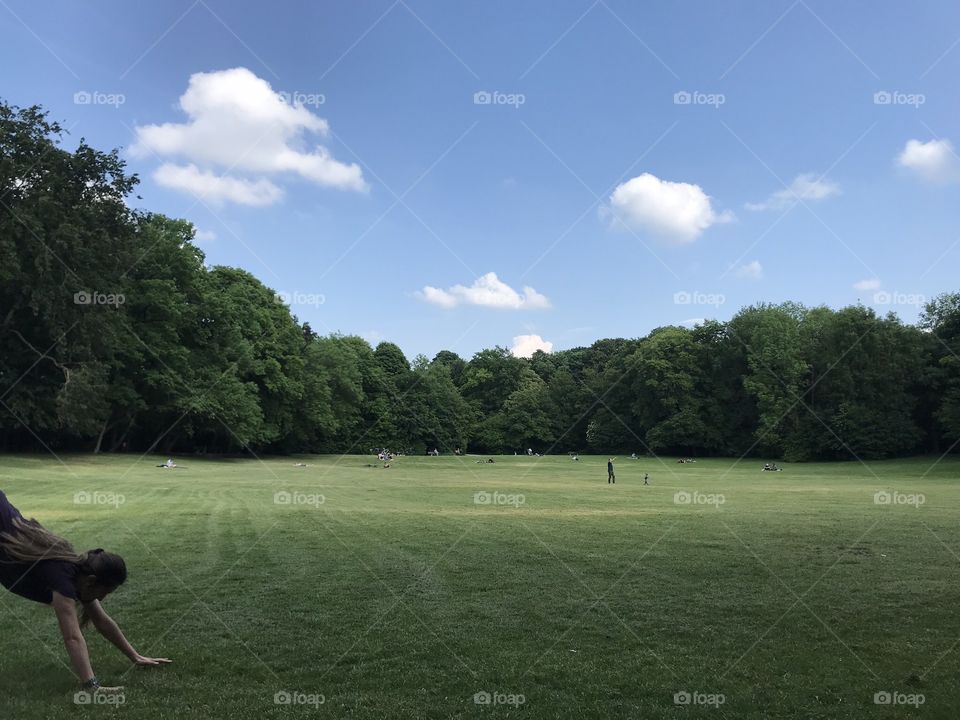 At the park 