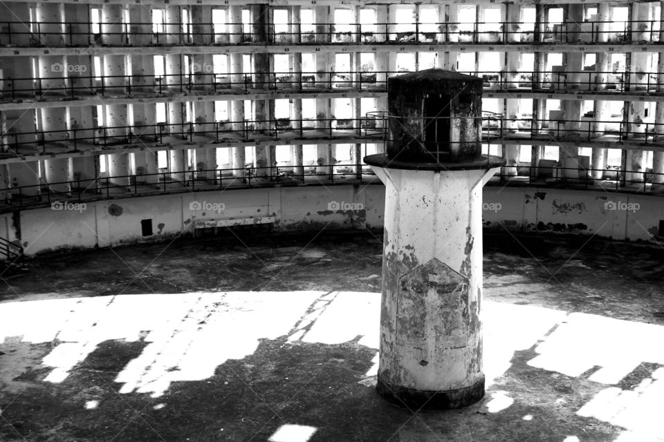 Panopticon. Presidio modelo is an abandoned prison in Cuba that used to use the panopticon design.