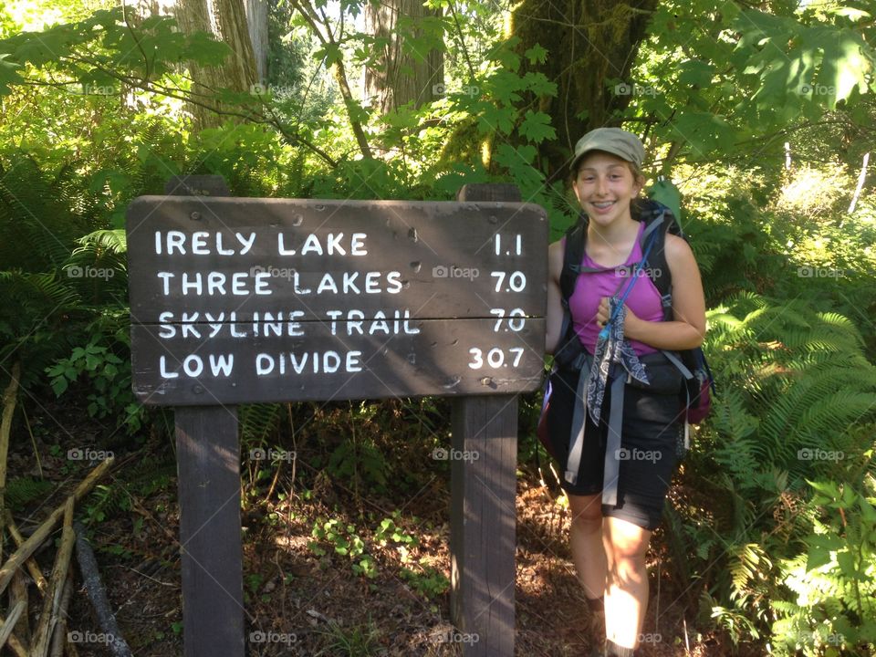 Backpacking. This was taken after I finished my hard week of backpacking in Olympic National Park! Hiked over 30 miles 