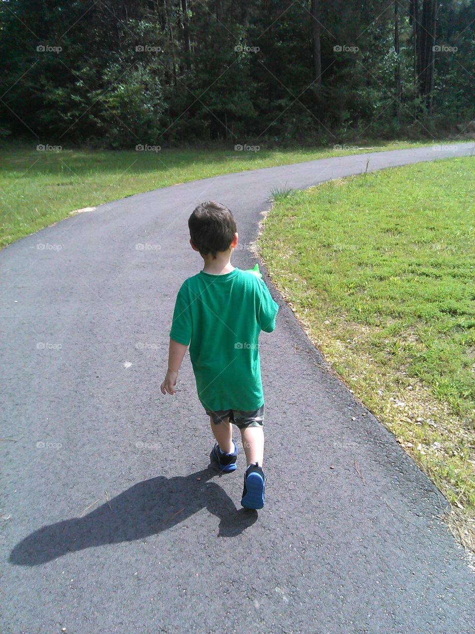 Boy Walking