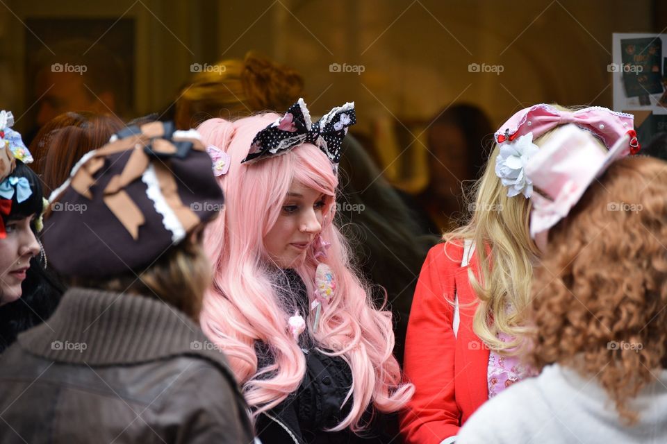 Hen party in York, UK