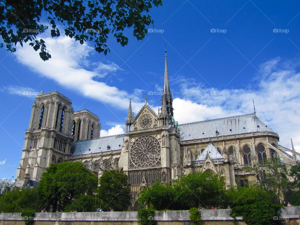 Notre Dame de Paris. This photo was taken on June 13, 2011 in Paris, France