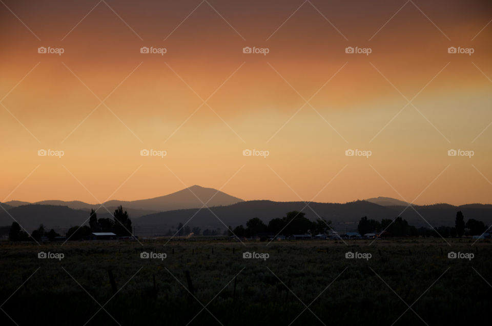 Wildfire Sunset