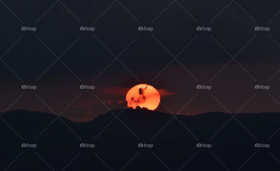 cloud in front of sun