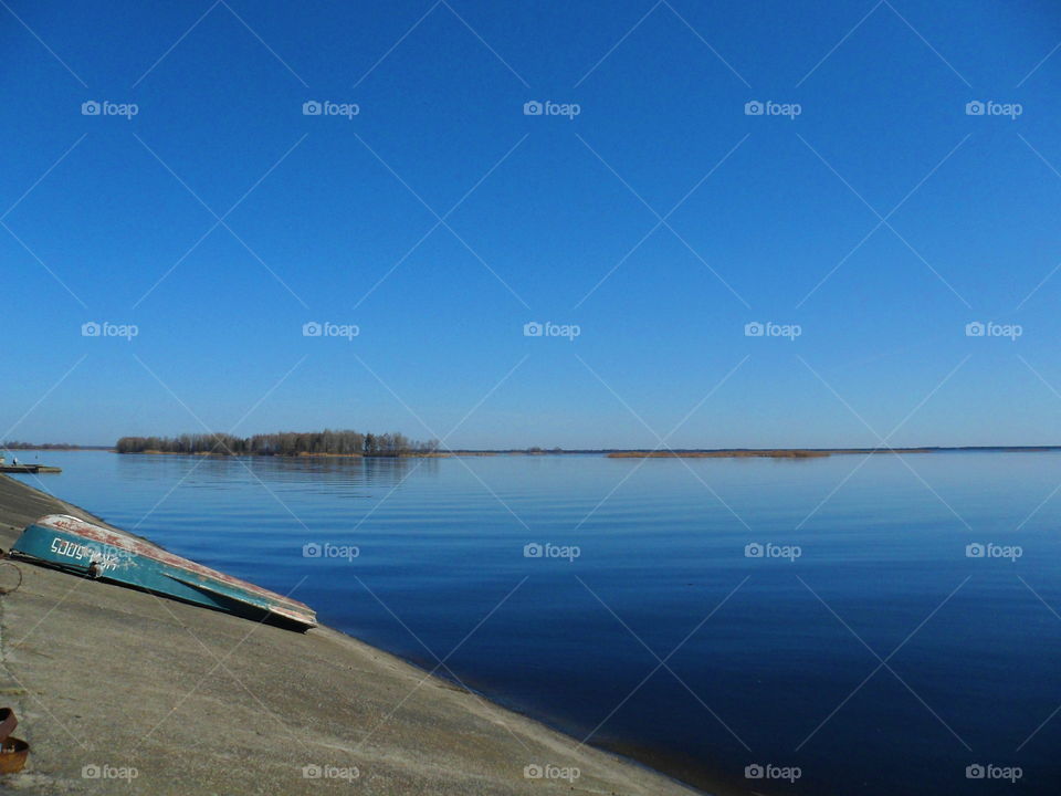 embankment of the city of Ukrainka