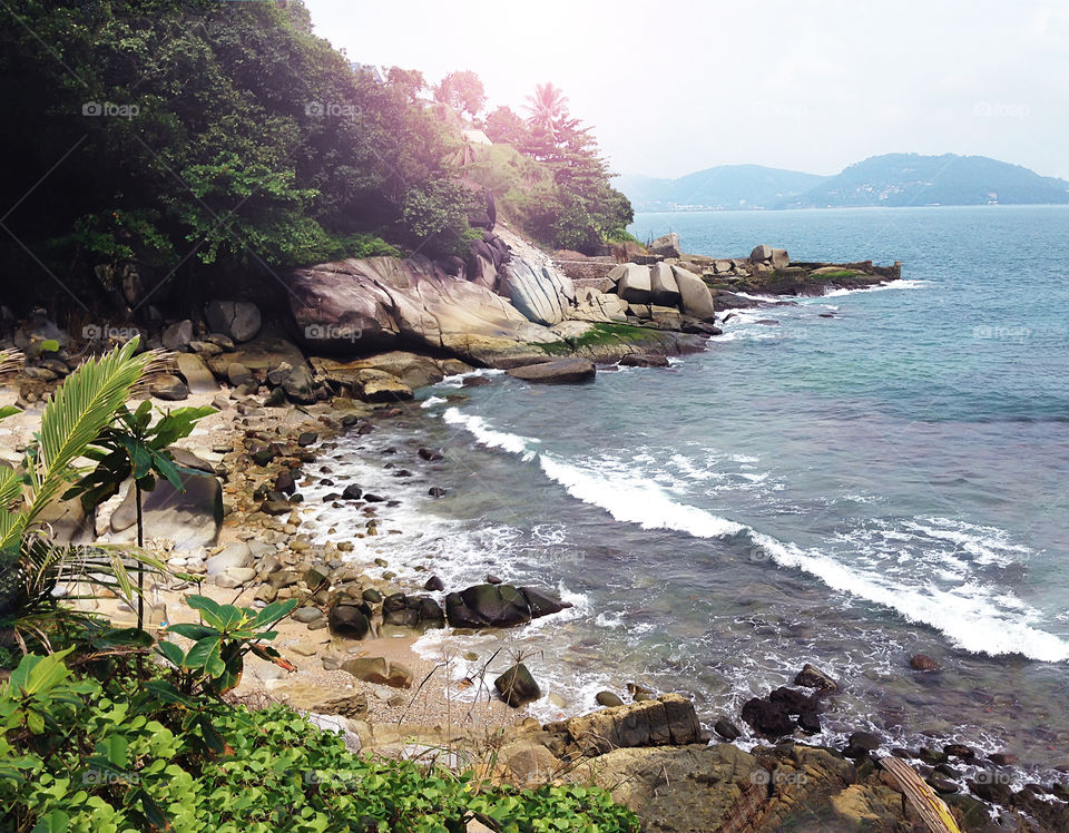 Tropical beach landscape 