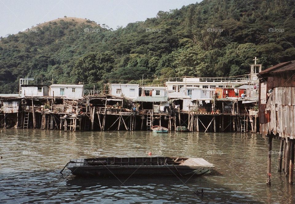 Stilt houses Hong Kong