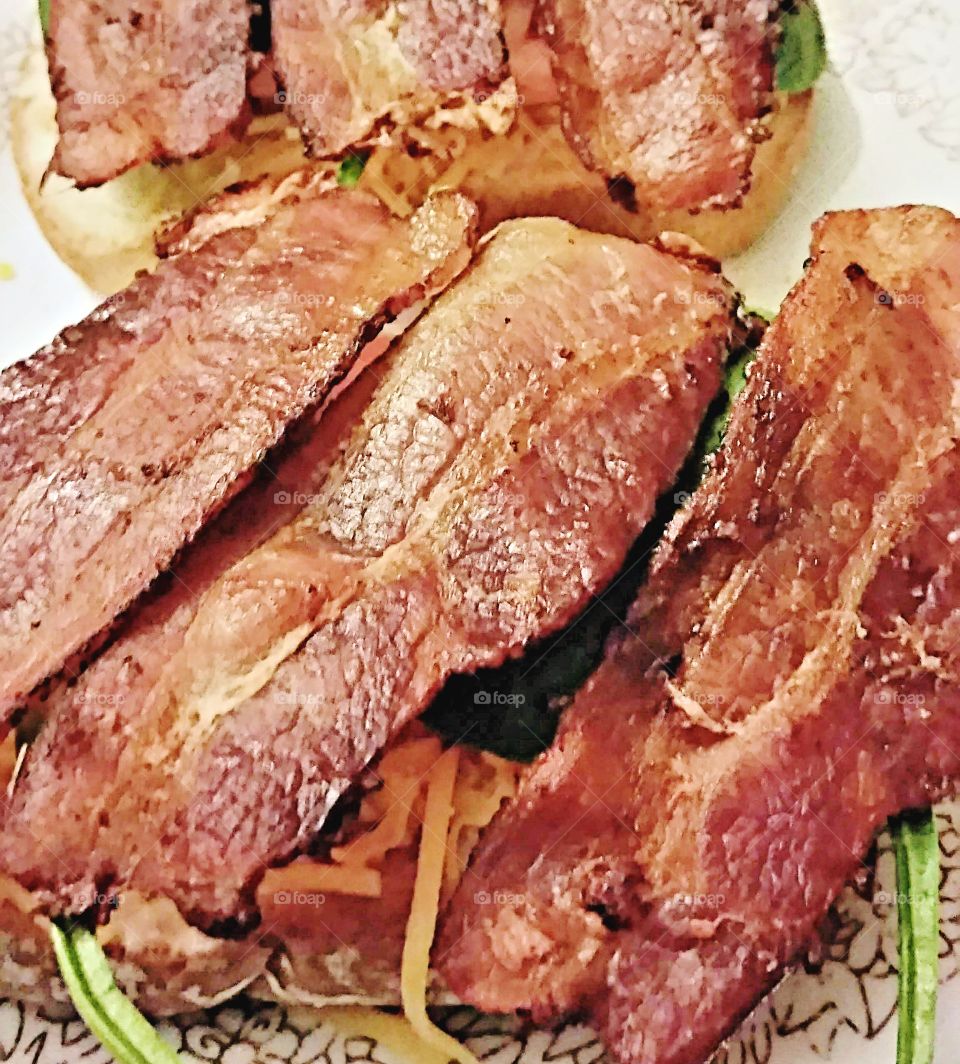 hickory smoked bacon sandwich