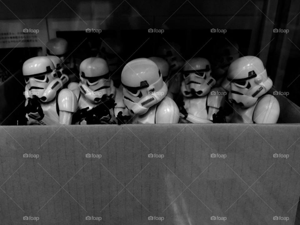 Storm troopers marching out from box!