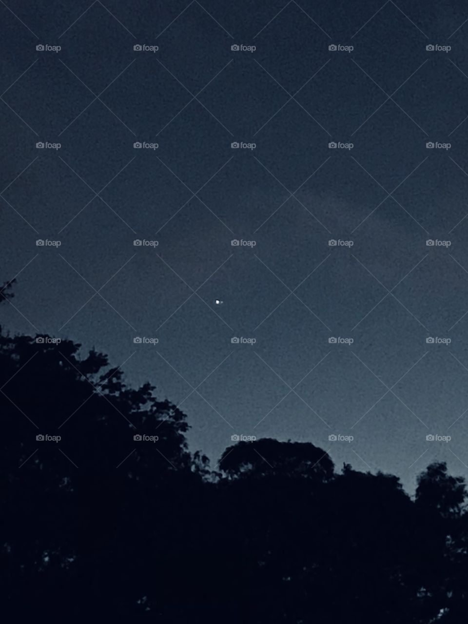 Saturn & Jupiter. Winter Solstice. View from our backyard with an iPhone. 