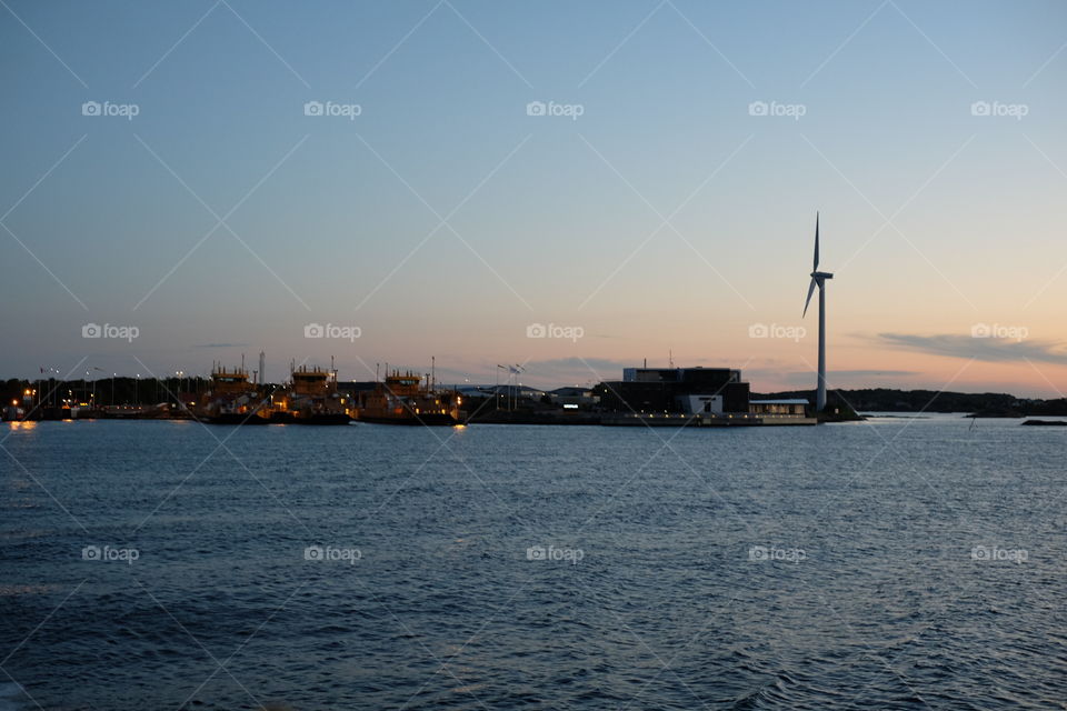 Water, No Person, Watercraft, Sunset, Sea