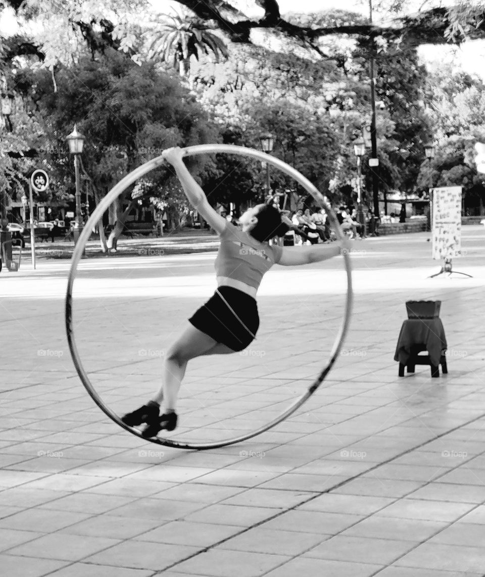 Hoop dance