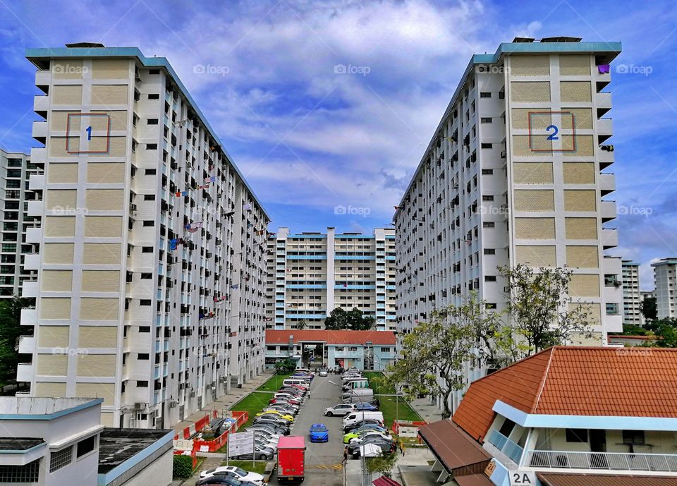 Residential  Housing Flat,  Eunos Crescent,  Singapore