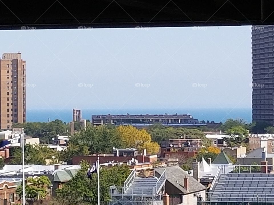 Lake Michigan from Soldier Field