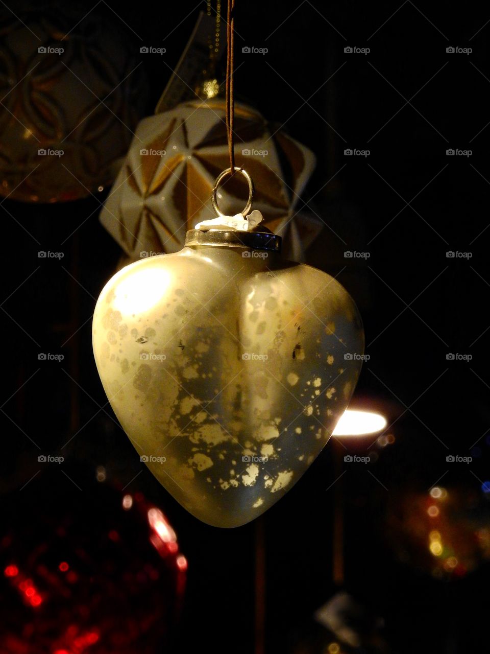 Heart shaped Christmas decoration