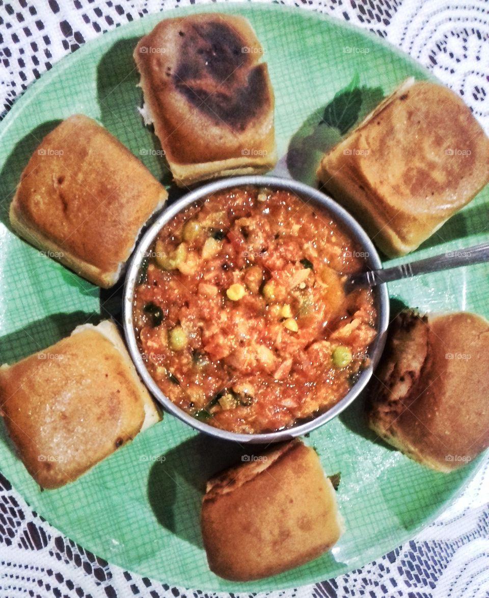 Indian delicacy - Pav Bhaji