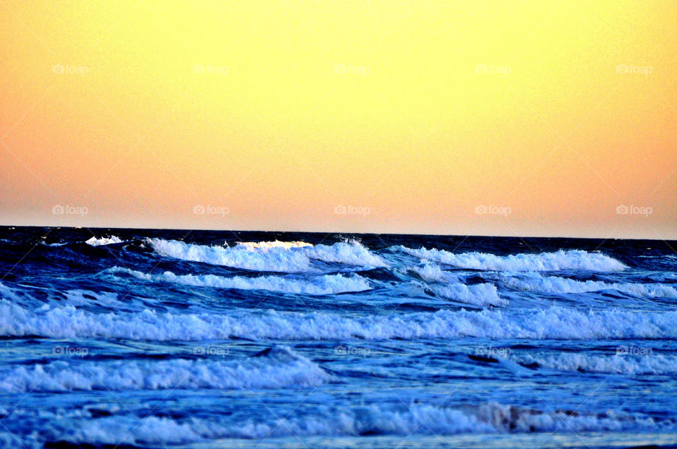 beach ocean sunrise florida by mushjet