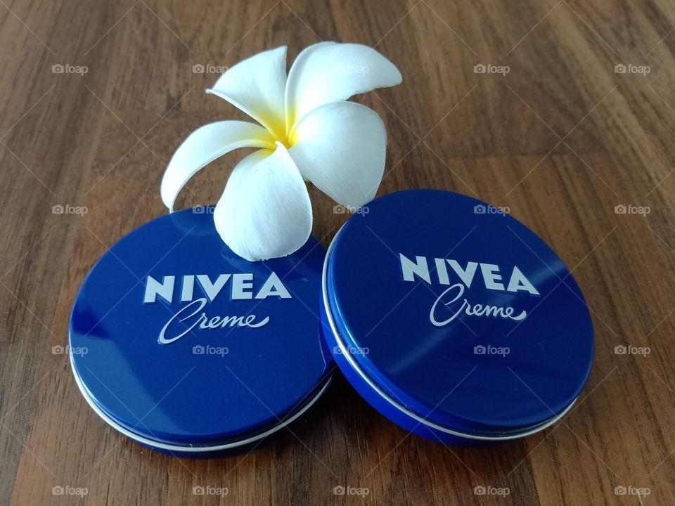 Beautiful Flower with NIVEA