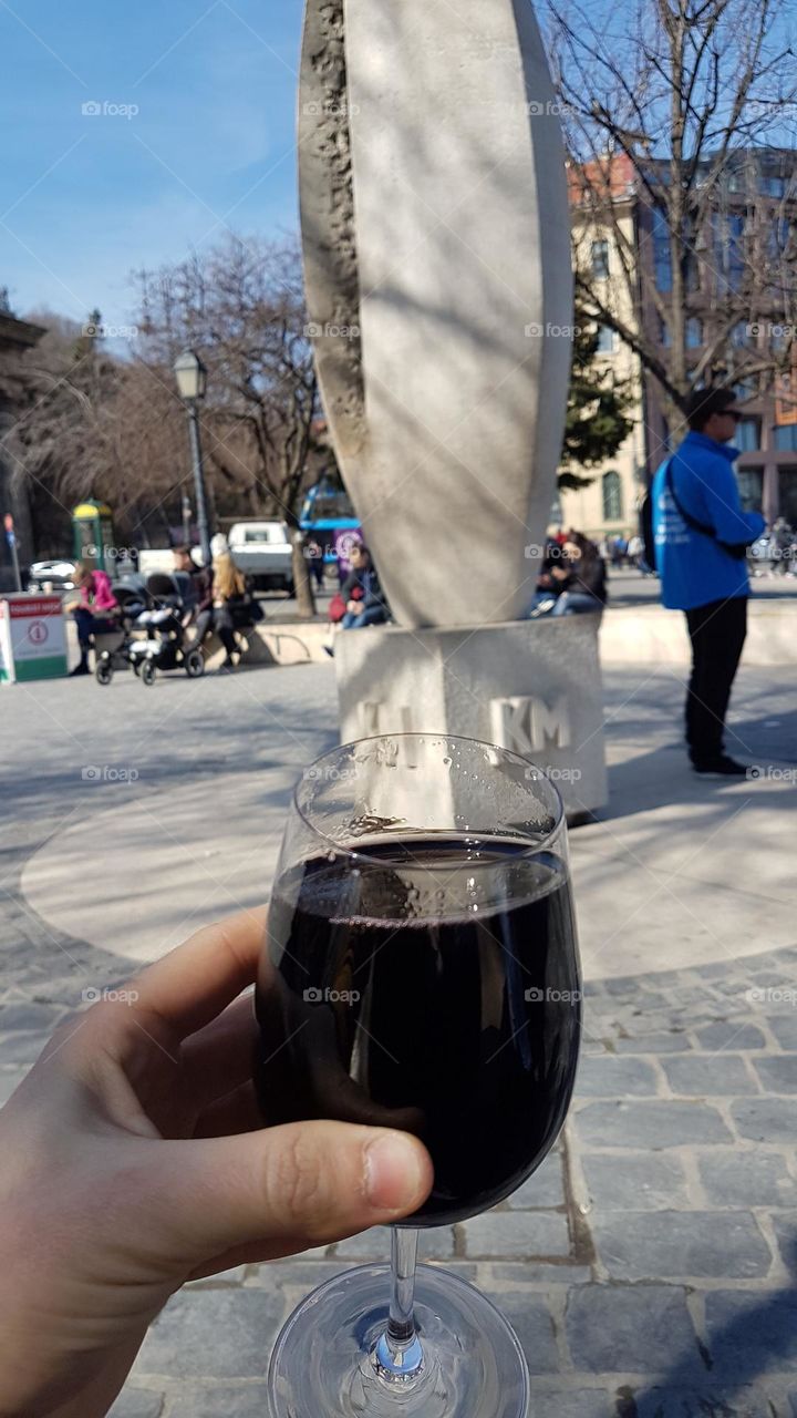 wine on Budapest