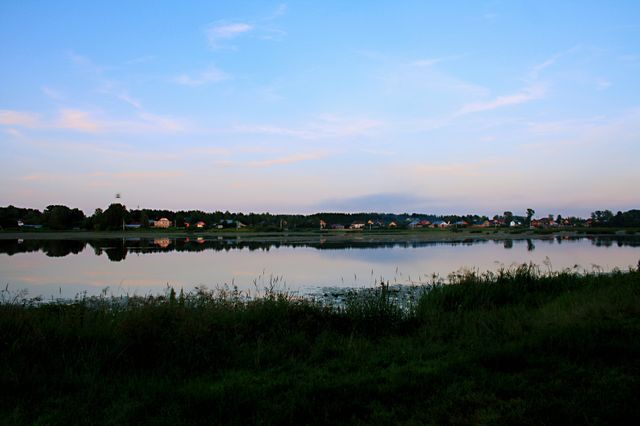View from the shore