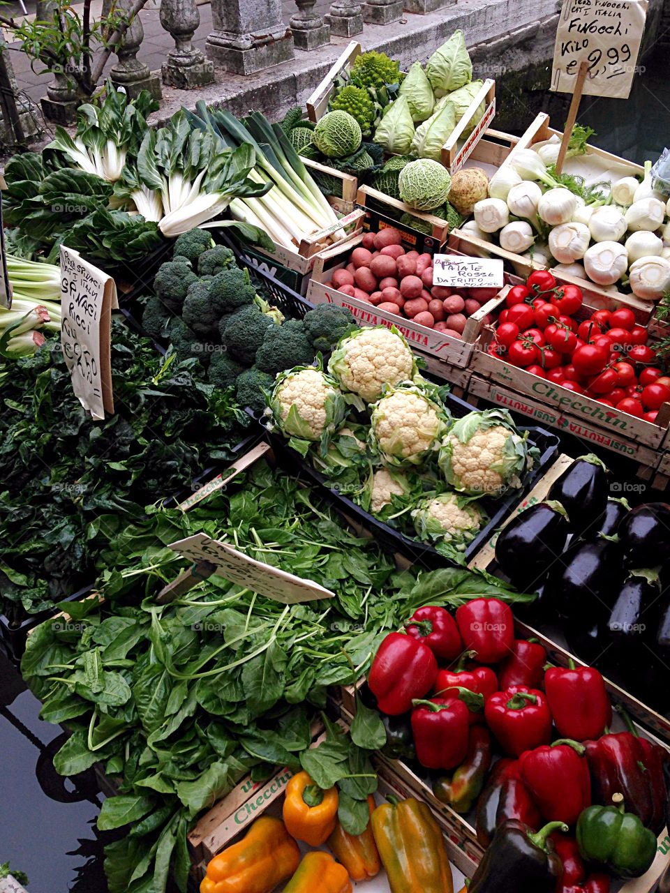 Fresh vegetable for sale in market