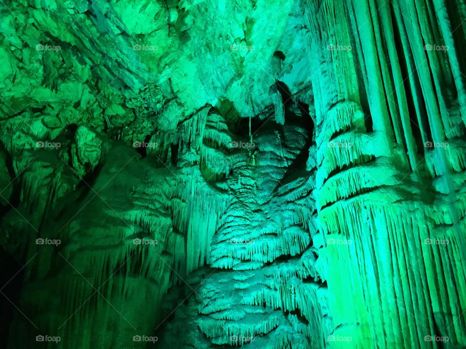 Beautiful caves in Gibraltar 