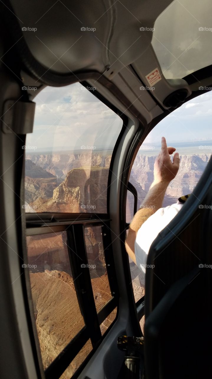 Helicopter Flight Over The Grand Canyon