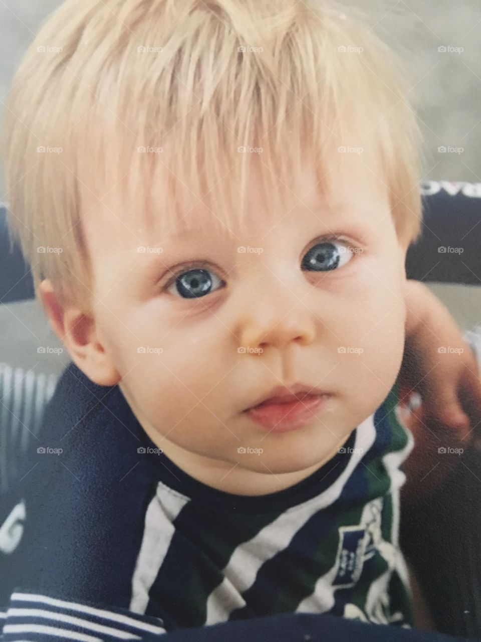 Baby boy blue eyes 