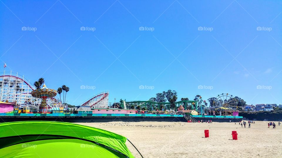 Santa Cruz beach boardwalk Ca 