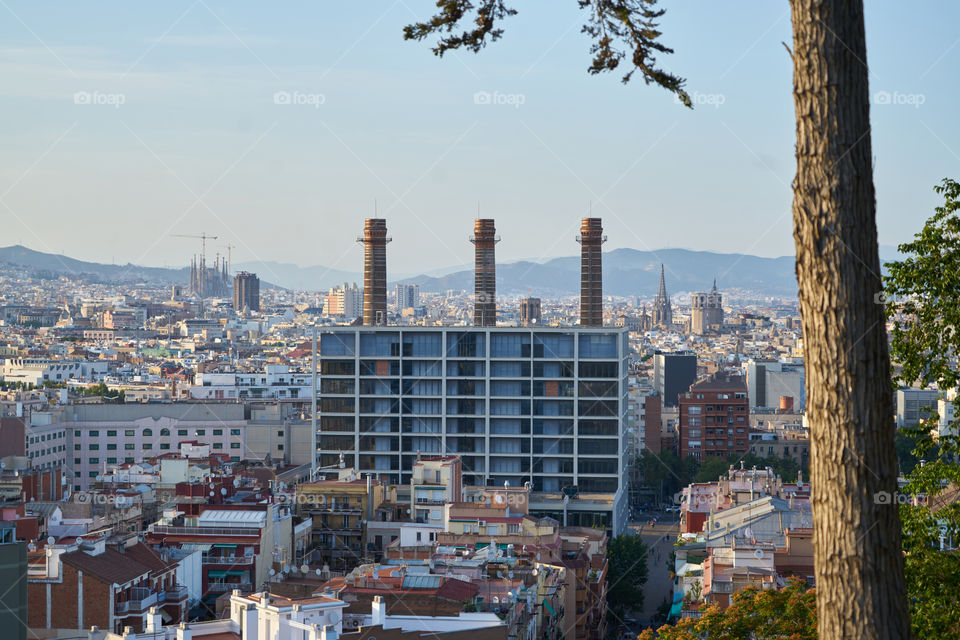 Chimeneas Fecsa. Barcelona