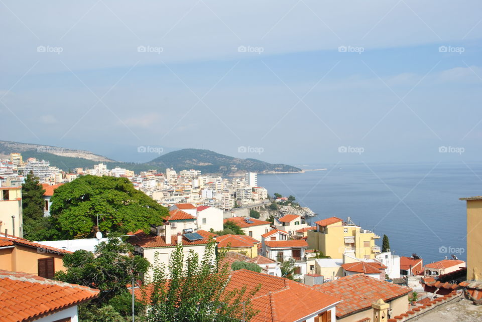 A beautiful view of Kavala, Greece