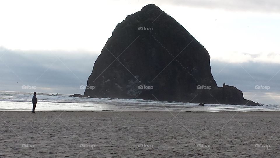 Haystack Rock. Seaside Oregon 2015