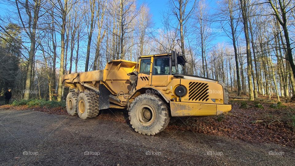 Bagger auto car Baumaschine Kipper Laster