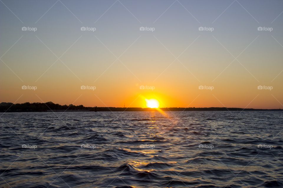 Sunset, Water, Dawn, Sun, Sea