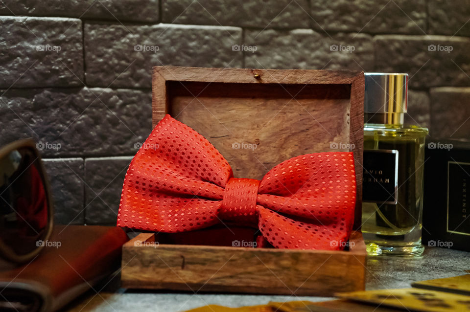 Red bow tie