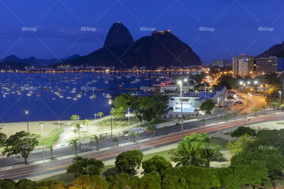 Famous Sugar Loaf in Rio de Janeiro