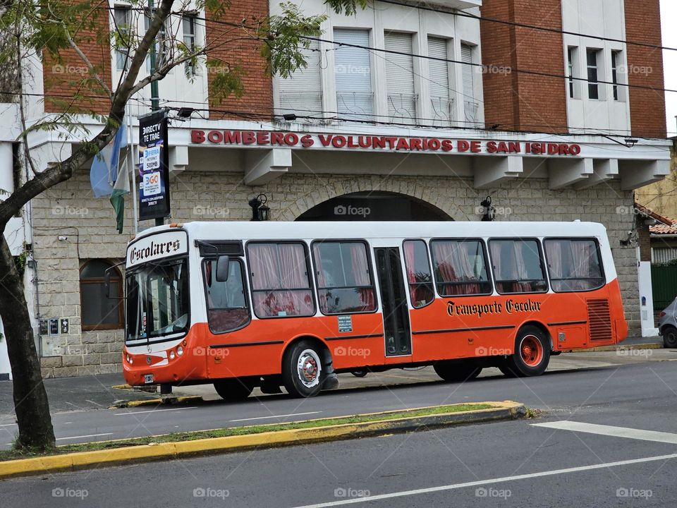 School bus service as a means of commuting for children. Students are bus riders as well.