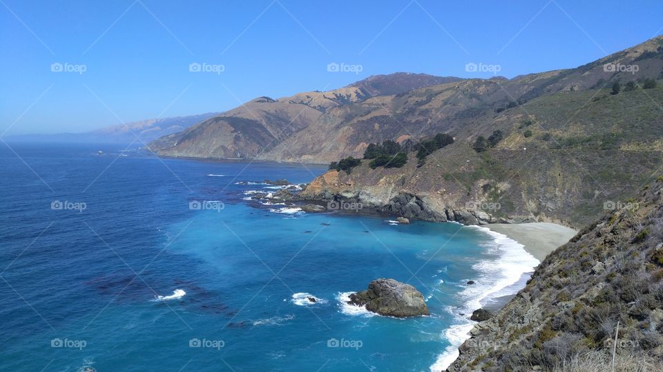 Coastline, Highway 1, USA