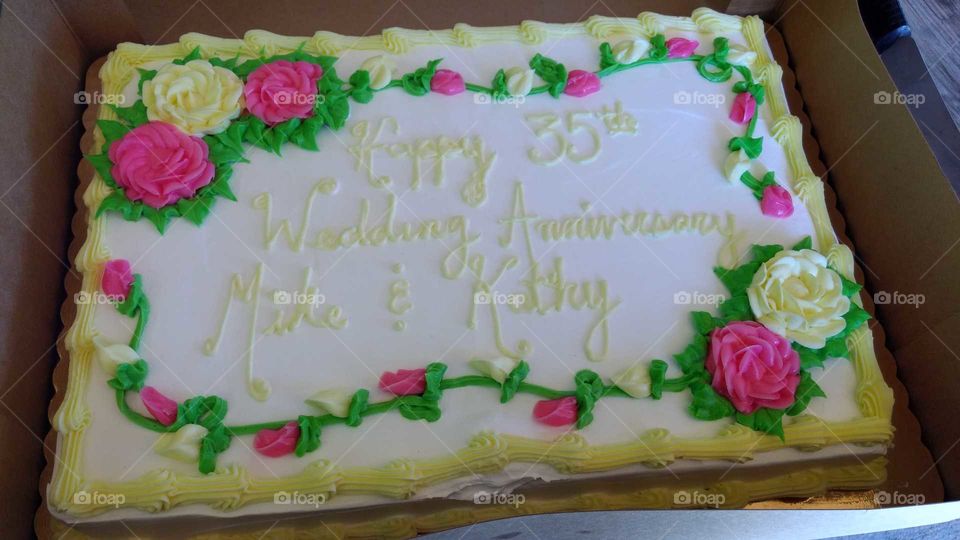 Anniversary cake