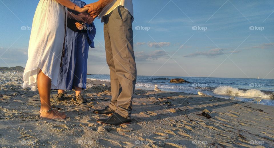 such a romantic elopement on the sandy beach