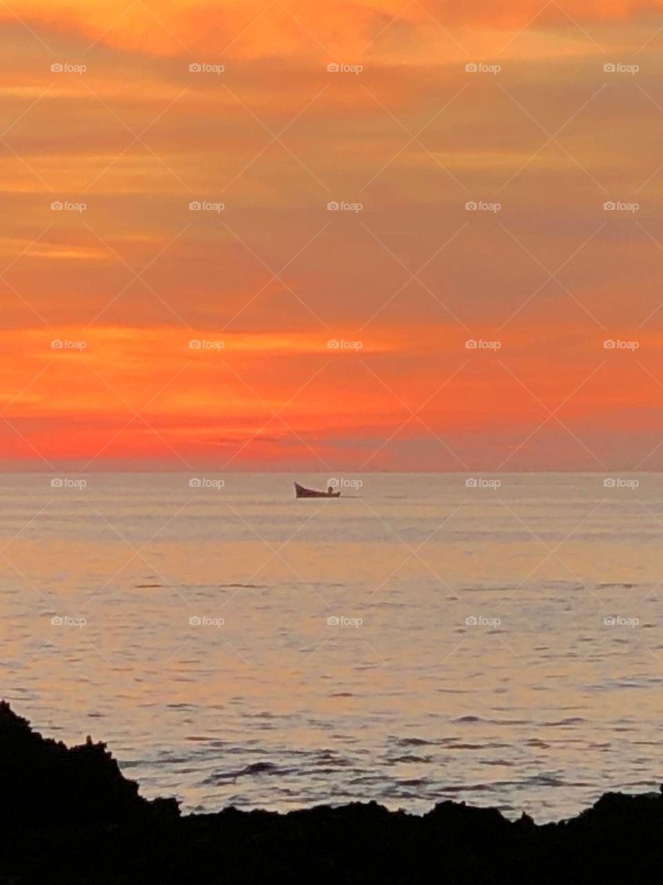 beautiful golden sunset