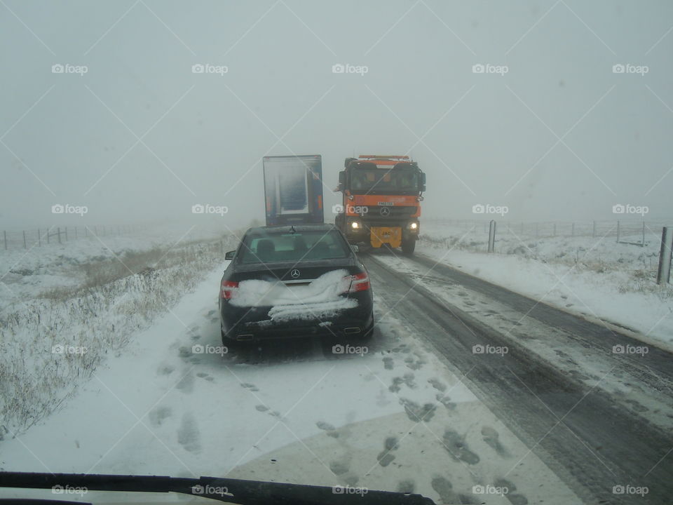 Snake pass. Bad weather on the snake pass
