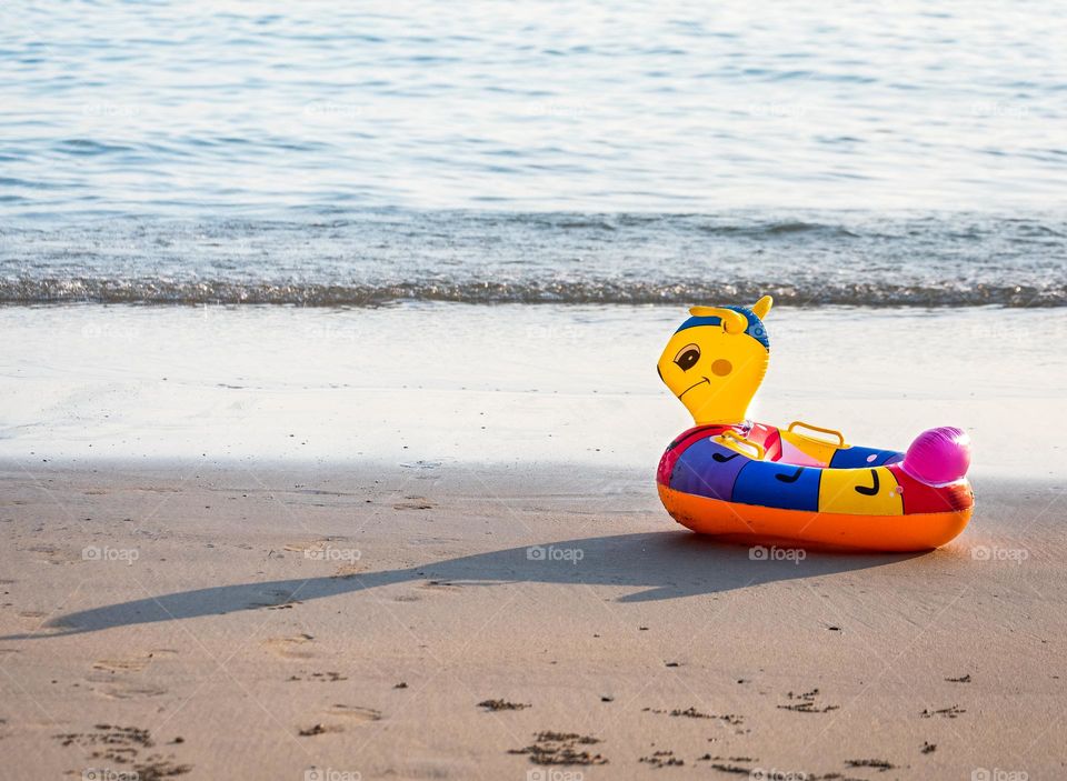 The famous toys on the beach